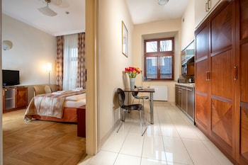 red brick apartments