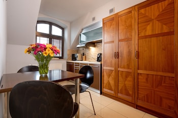 red brick apartments