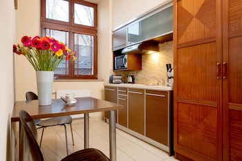 red brick apartments