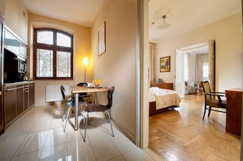 red brick apartments