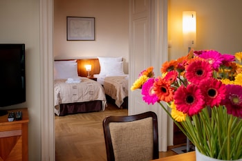 red brick apartments