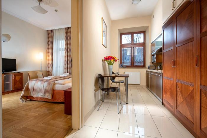 red brick apartments