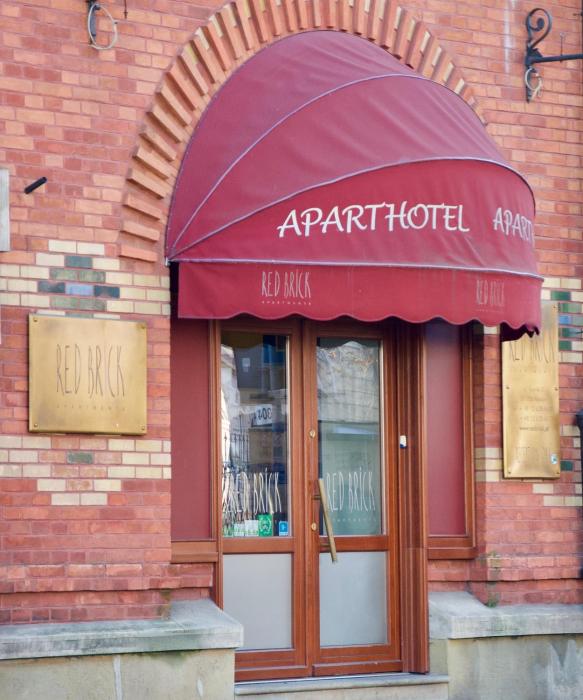 red brick apartments