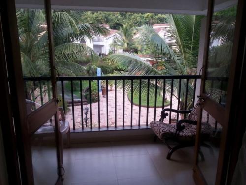 pool facing apartment in riviera foothills near baga arpoara