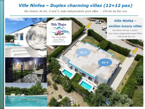 ville ninfea cassiopea e rosa pool seaside relais
