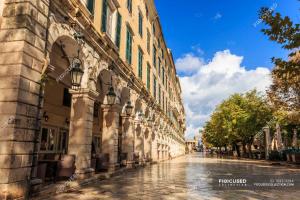 corfu city center modern apartment