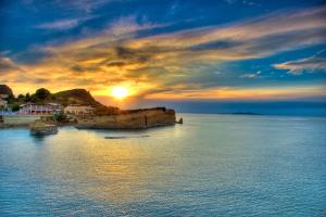 corfu city center modern apartment