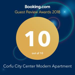corfu city center modern apartment