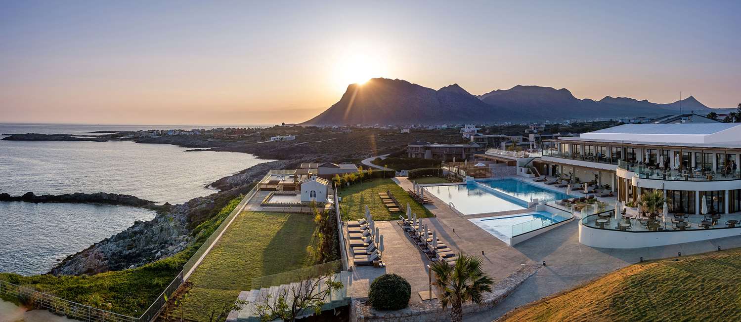 isla brown chania resort curio collection by hilton