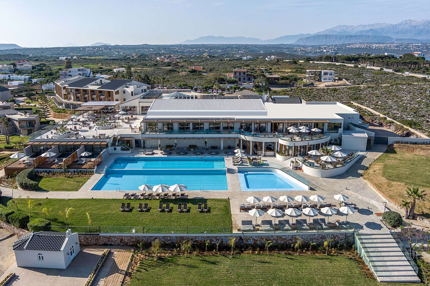 isla brown chania resort curio collection by hilton