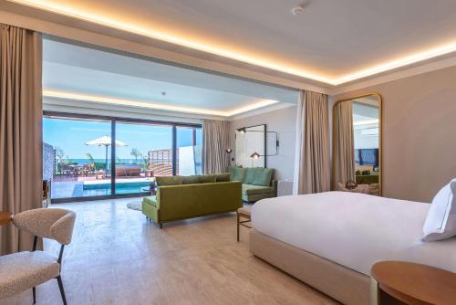 isla brown chania resort curio collection by hilton