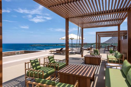 isla brown chania resort curio collection by hilton