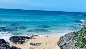 blue ocean hill