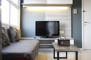 quiet 2br apartment parahyangan residence apartement with mountain view