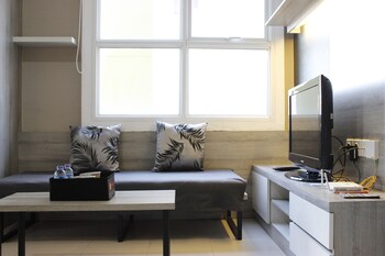 quiet 2br apartment parahyangan residence apartement with mountain view