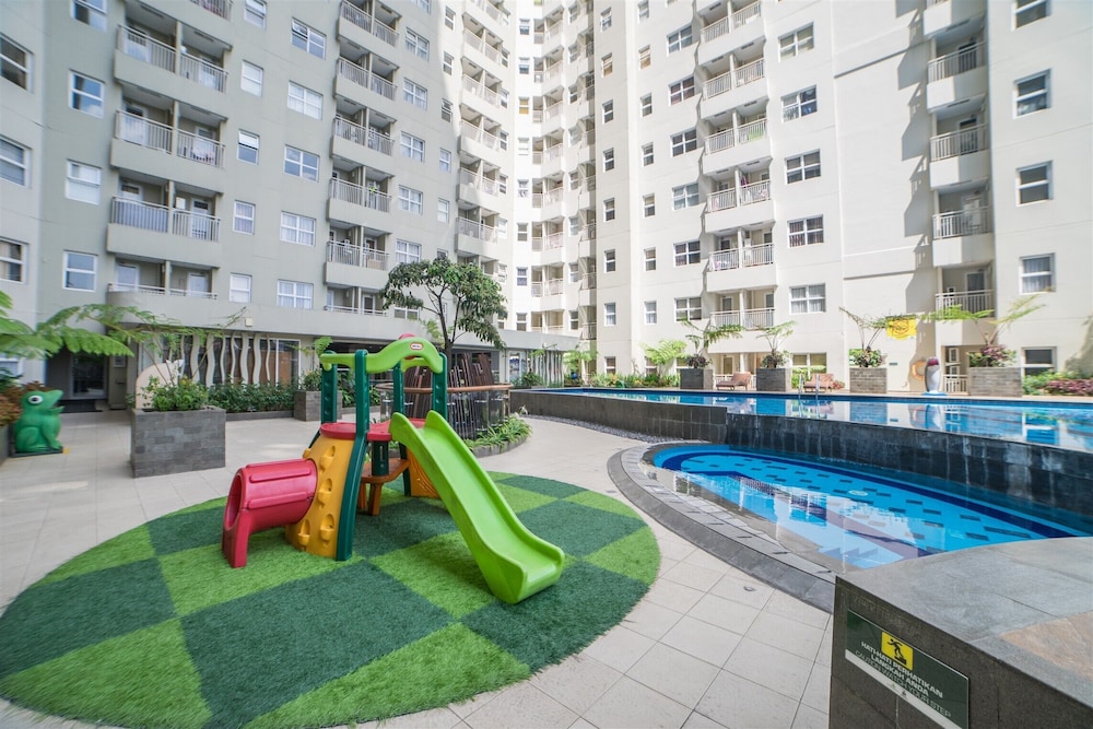 quiet 2br apartment parahyangan residence apartement with mountain view