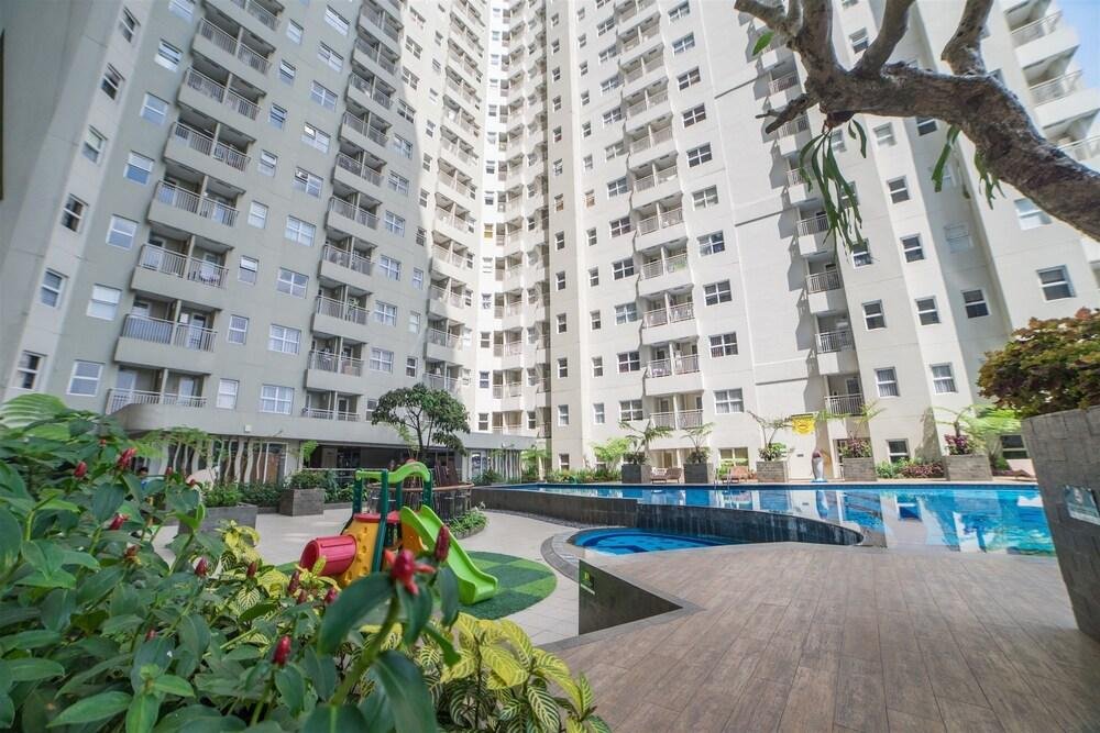 quiet 2br apartment parahyangan residence apartement with mountain view