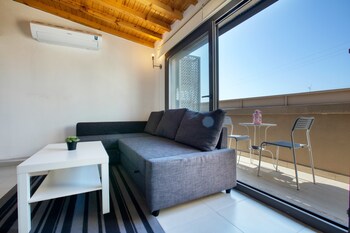 aegean apartments marina and chios island view