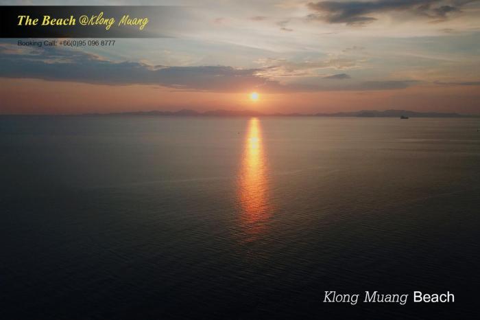 the beach at klong muang