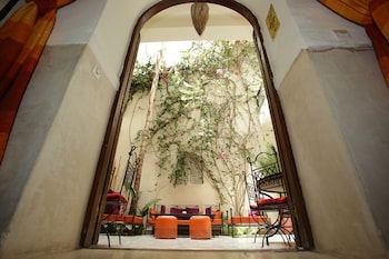riad white flowers