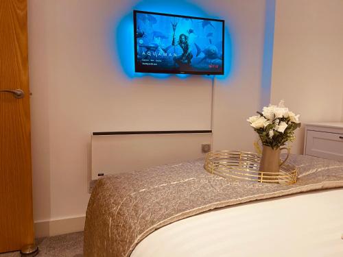 deluxe city centre apt balcony view and free parking