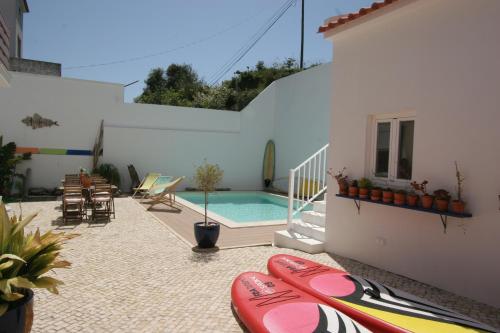 casa encosta da lagoa