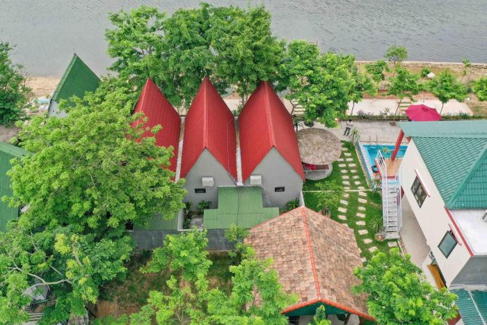 restful river bungalow