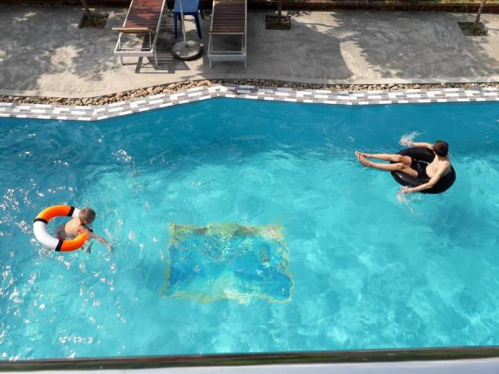 restful river bungalow