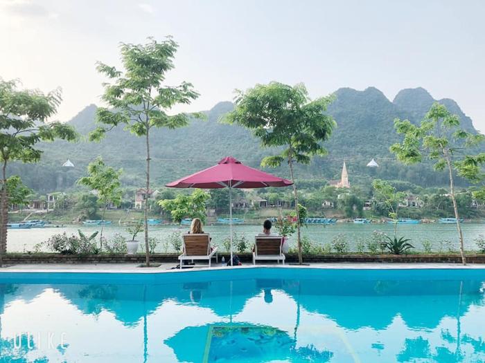 restful river bungalow