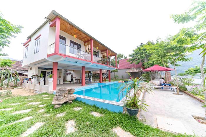 restful river bungalow