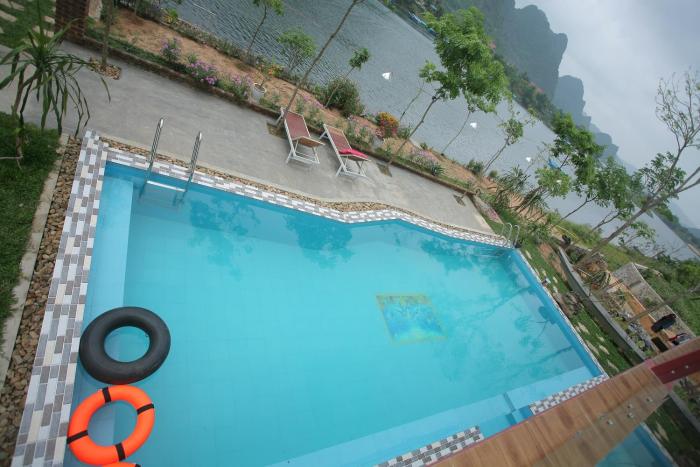 restful river bungalow