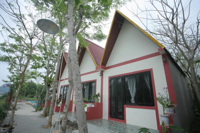 restful river bungalow