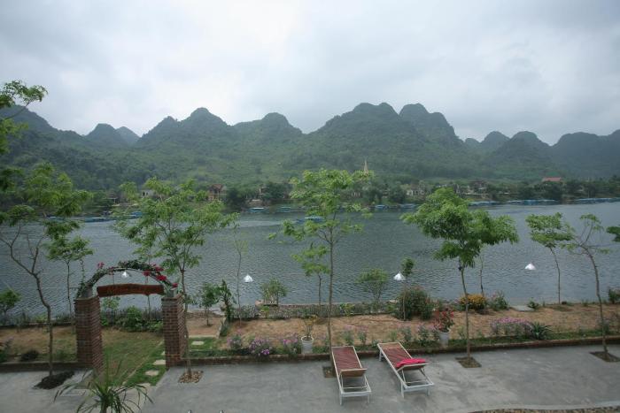 restful river bungalow