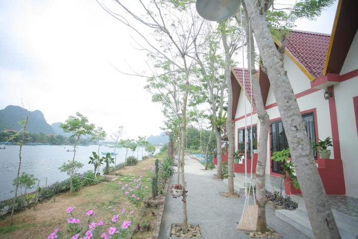 restful river bungalow