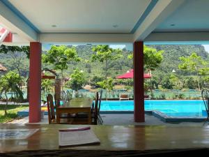 restful river bungalow