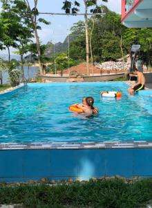 restful river bungalow