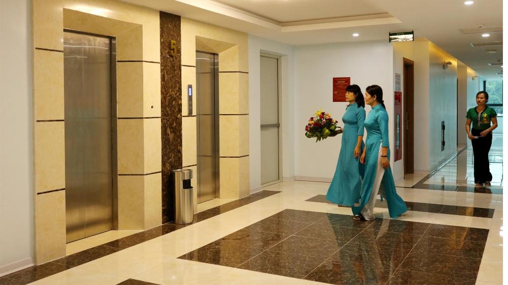 hoa ban trang hotel