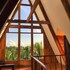 a frame volcano house