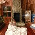 a frame volcano house
