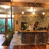 a frame volcano house