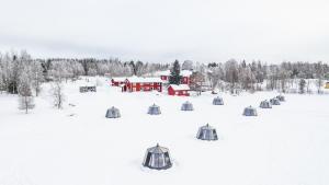 arctic guesthouse and igloos