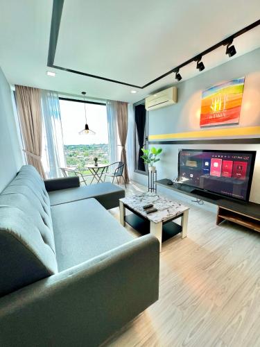cozy living sky apartment