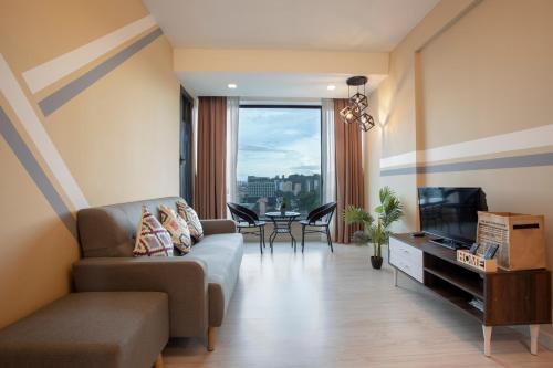 cozy living sky apartment