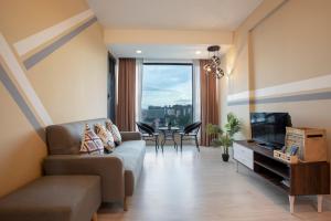 cozy living sky apartment