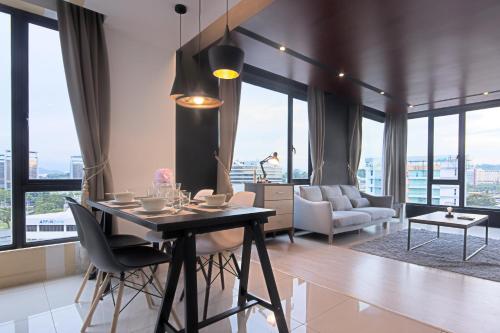 cozy living sky apartment