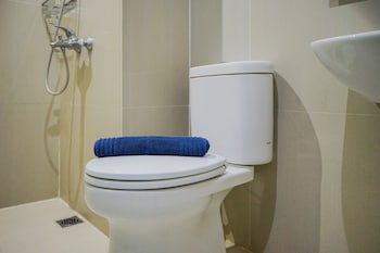 minimalist pool view low rise studio paramount skyline apartment