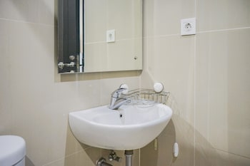 minimalist pool view low rise studio paramount skyline apartment