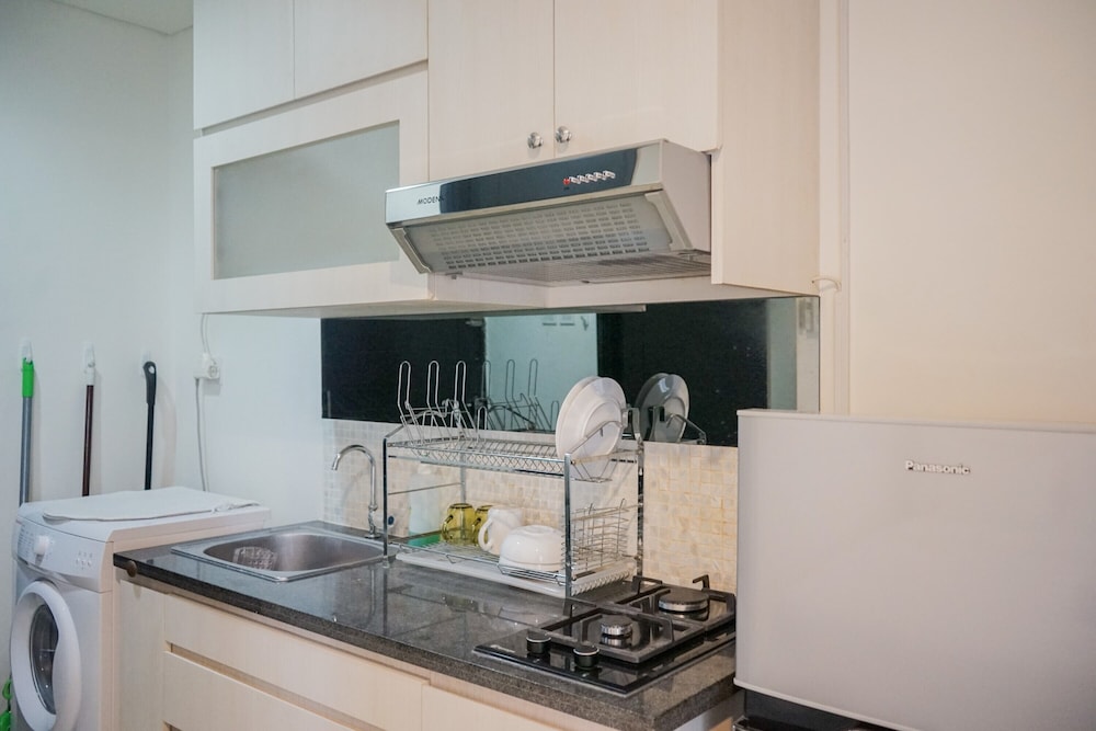 minimalist pool view low rise studio paramount skyline apartment