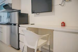 minimalist pool view low rise studio paramount skyline apartment