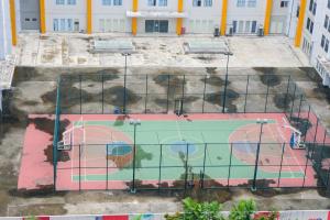 minimalist pool view low rise studio paramount skyline apartment